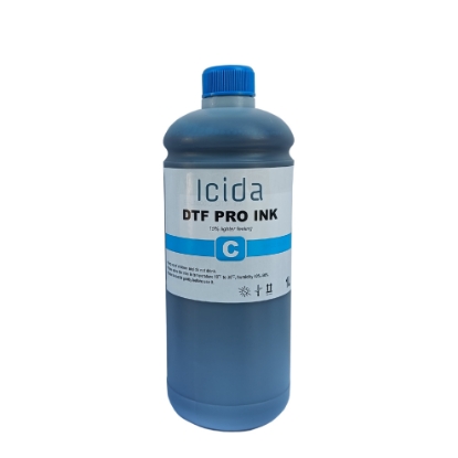 Εικόνα της ICIDA Cyan DTF Pro Ink 1L