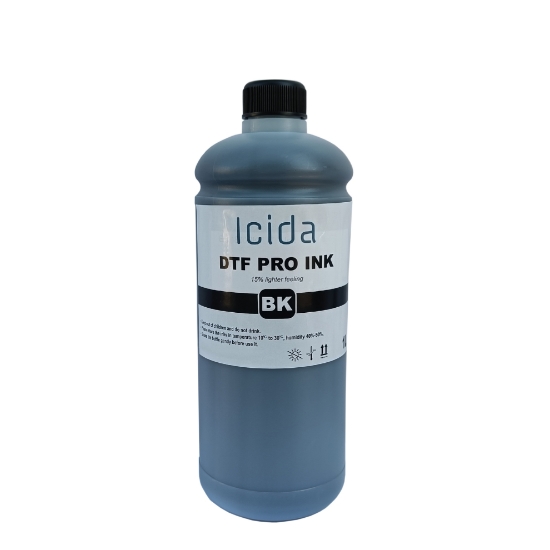 Εικόνα της ICIDA Black DTF Pro Ink 1L