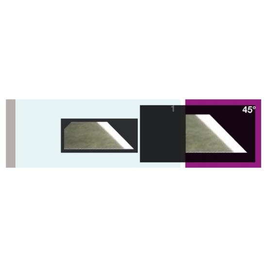 Εικόνα της ColorCut Tangential 5.5mm Blade 45 (Pack of 3)