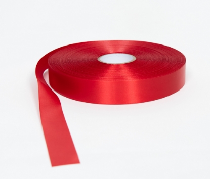 Εικόνα της Red Satin Ribbon 200m Double Sided